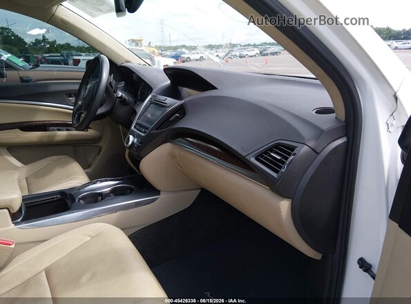 5FRYD3H50HB007258 2017 ACURA MDX White Սալոնի դիմացի տեսք
