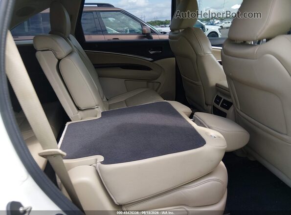 5FRYD3H50HB007258 2017 ACURA MDX White VIN կոդի պիտակի տեսք