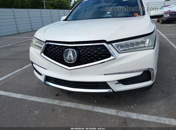 5FRYD3H50HB007258 2017 ACURA MDX White Սարքավորումների վահանակի տեսք