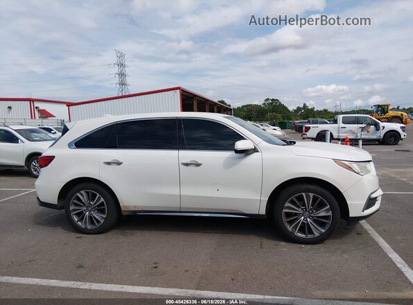 5FRYD3H50HB007258 2017 ACURA MDX White Սալոնի հետևի տեսք