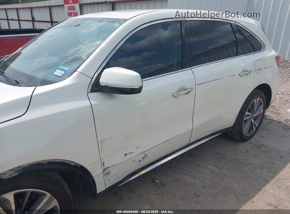 5FRYD3H56HB001982 2017 ACURA MDX White Front view