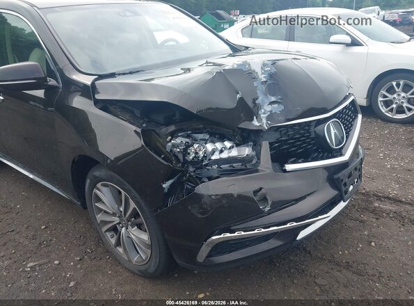 5FRYD4H51HB030182 2017 ACURA MDX Dark Brown Вид спереду