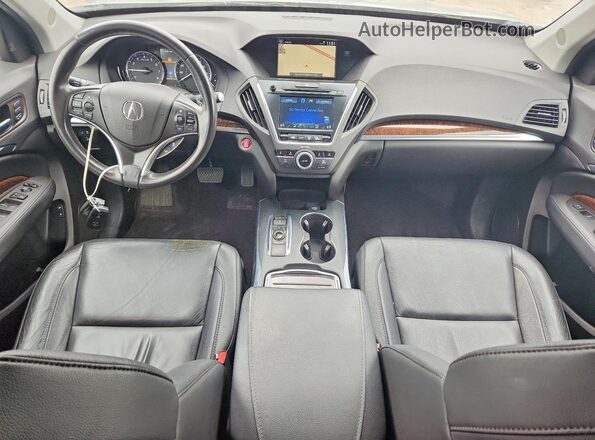 5FRYD4H52HB023581 2017 ACURA MDX Gray Dashboard view