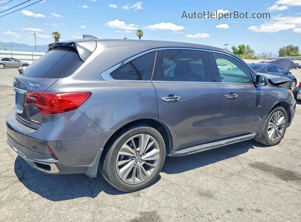 5FRYD4H52HB026593 2017 ACURA MDX Gray უკანა მარჯვენა