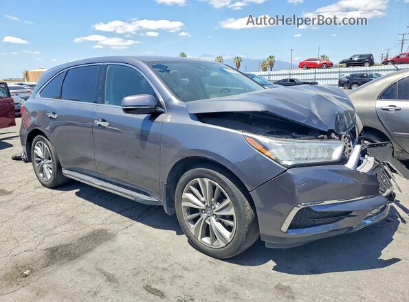 5FRYD4H52HB026593 2017 ACURA MDX Gray წინა მარჯვენა