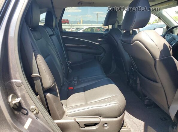 5FRYD4H52HB026593 2017 ACURA MDX Gray უკანა სალონის ხედი