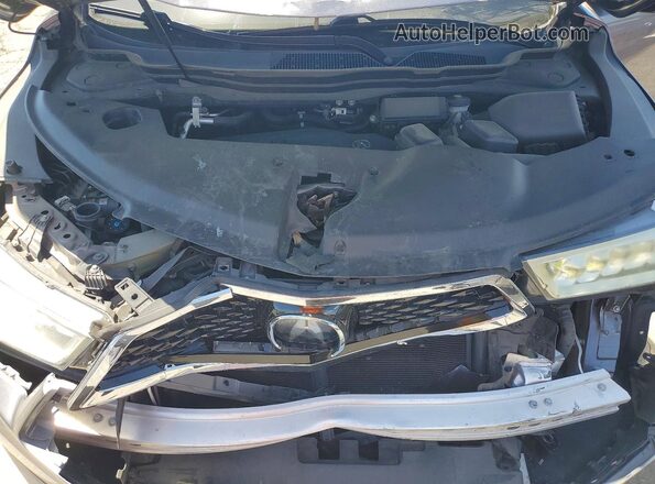 5FRYD4H52HB026593 2017 ACURA MDX Gray ძრავის განყოფილების ხედი