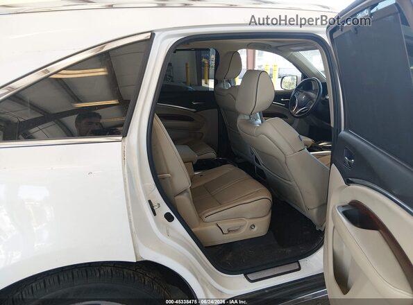 5FRYD4H84HB042188 2017 ACURA MDX White VIN կոդի պիտակի տեսք