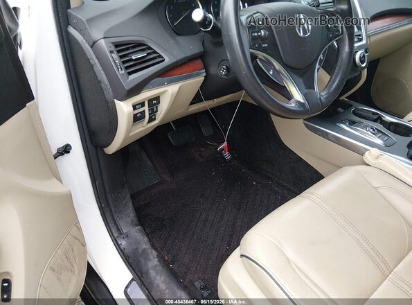 5FRYD4H85HB035444 2017 ACURA MDX White Դիմացի տեսք