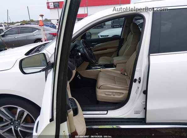 5FRYD4H85HB035444 2017 ACURA MDX White Սալոնի հետևի տեսք