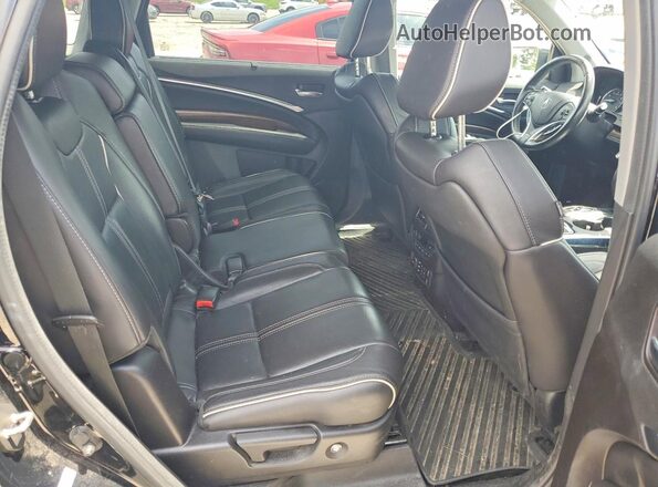 5FRYD4H93HB036780 2017 ACURA MDX Black Вид задньої частини салону