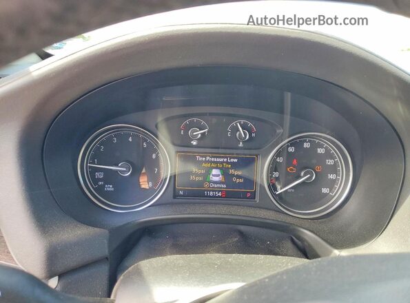 5GAERBKW2LJ210009 2020 BUICK ENCLAVE Gray Вид щитка приладів