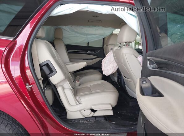 5GAERBKW4LJ257316 2020 BUICK ENCLAVE Red VIN sticker view