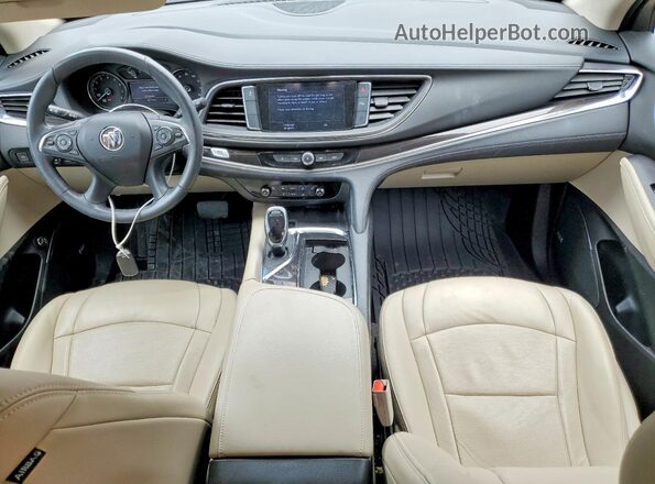 5GAERBKW6MJ129368 2021 BUICK ENCLAVE Red Widok deski rozdzielczej
