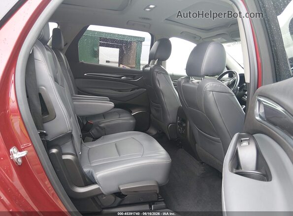 5GAERBKW7JJ191695 2018 BUICK ENCLAVE Red VIN კოდის სტიკერის ხედი