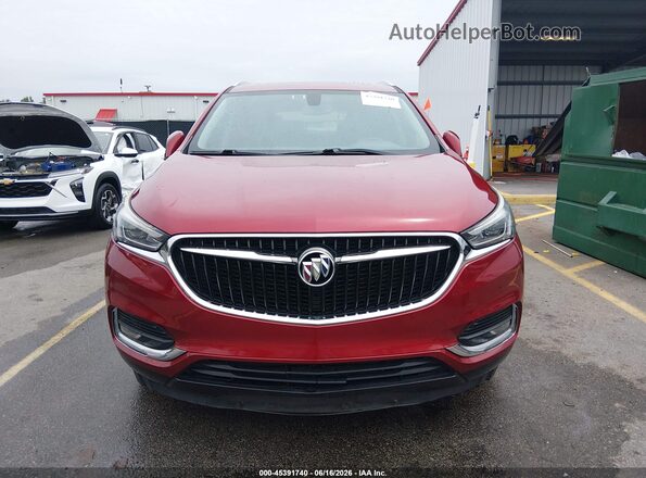 5GAERBKW7JJ191695 2018 BUICK ENCLAVE Red ხელსაწყოთა პანელის ხედი