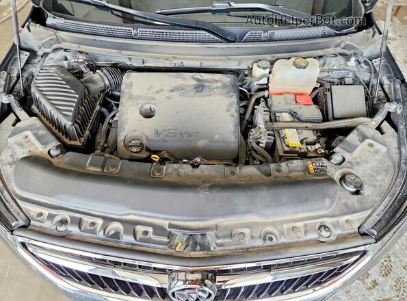 5GAERBKW7JJ197223 2018 BUICK ENCLAVE Gray Вид підкапотного простору