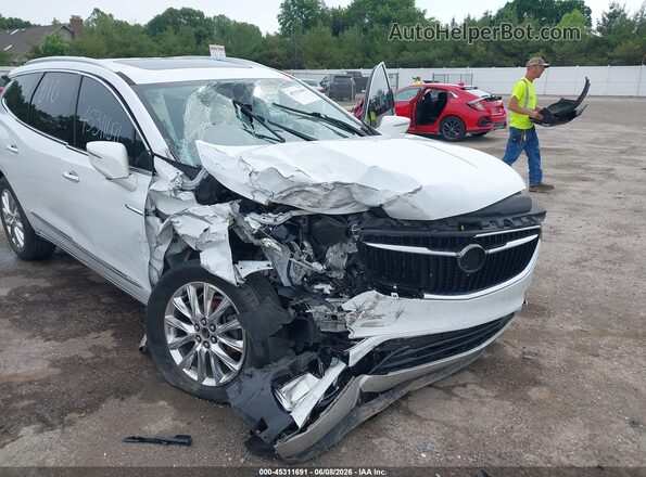5GAERBKW7LJ185043 2020 BUICK ENCLAVE White Vista frontal