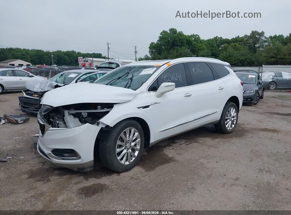 5GAERBKW7LJ185043 2020 BUICK ENCLAVE White Vista tres cuartos delantera izquierda