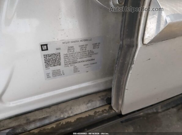 5GAERBKWXMJ204394 2021 BUICK ENCLAVE Silver Շարժիչի բաժամունքի տեսք