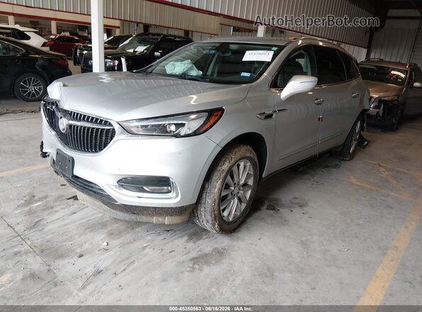 5GAERBKWXMJ204394 2021 BUICK ENCLAVE Silver Առջևի ձախ երեք քառորդ տեսարան