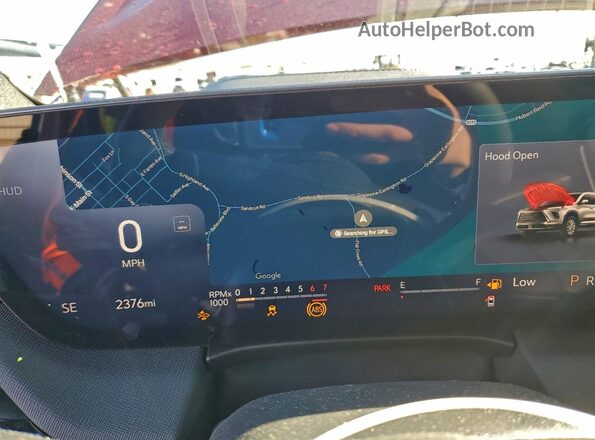 5GAERBRS1SJ305405 2025 BUICK ENCLAVE Burgundy Вид щитка приладів