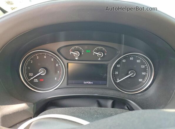 5GAERCKW0LJ210869 2020 BUICK ENCLAVE White Вид щитка приладів