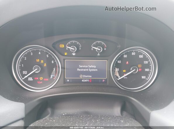 5GAERCKW0LJ257075 2020 BUICK ENCLAVE Silver Widok tylnych siedzeń
