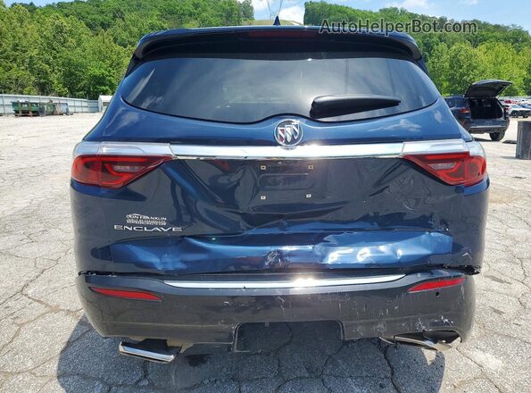 5GAERCKW0NJ103145 2022 BUICK ENCLAVE Blue Rear view
