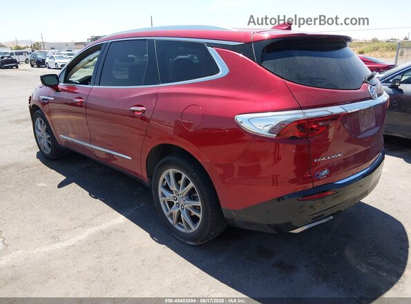 5GAERCKW1PJ167178 2023 BUICK ENCLAVE Red Rear left