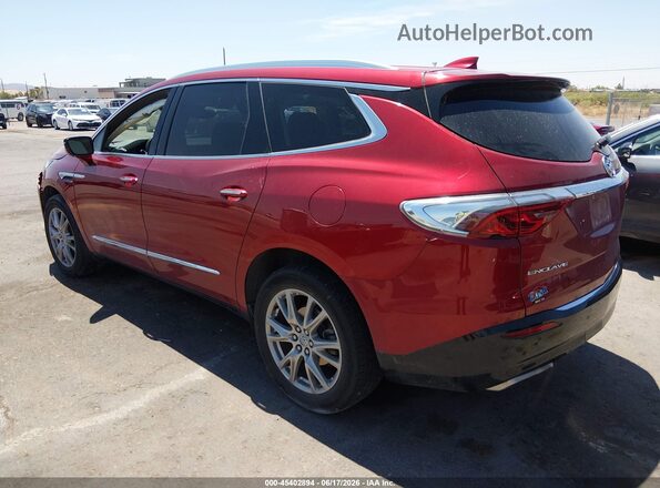 5GAERCKW1PJ167178 2023 BUICK ENCLAVE Red Rear interior view