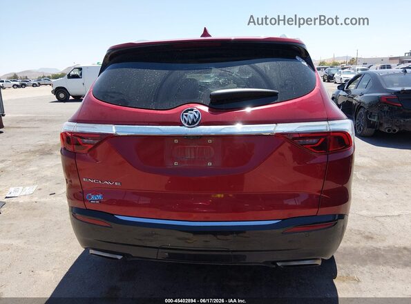 5GAERCKW1PJ167178 2023 BUICK ENCLAVE Red 