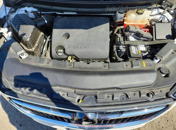 5GAERCKW2JJ133743 2018 BUICK ENCLAVE White Вид підкапотного простору