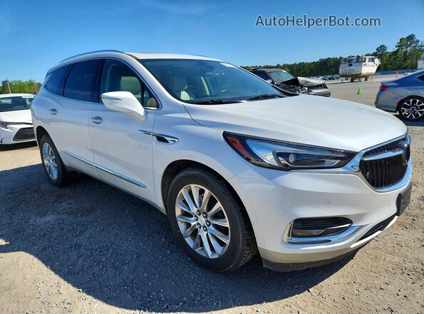 5GAERCKW2JJ133743 2018 BUICK ENCLAVE White Передня права чверть