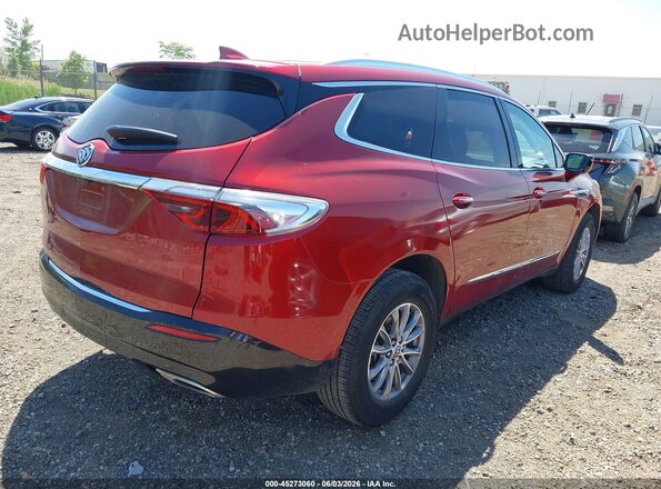 5GAERCKW5RJ126801 2024 BUICK ENCLAVE Red Tył prawy