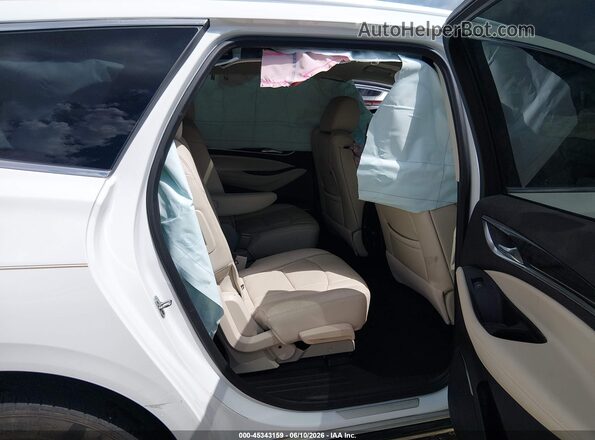 5GAERCKW6NJ165715 2022 BUICK ENCLAVE White VIN კოდის სტიკერის ხედი