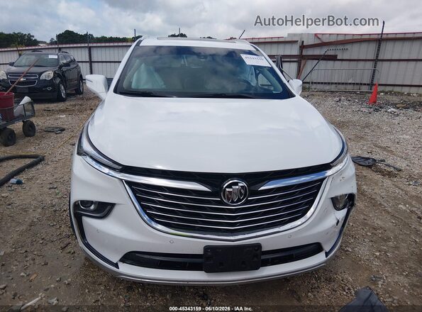 5GAERCKW6NJ165715 2022 BUICK ENCLAVE White ხელსაწყოთა პანელის ხედი