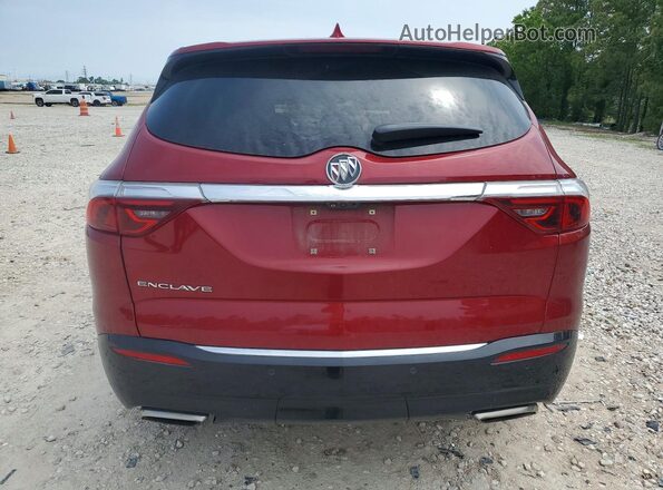 5GAERCKW7NJ104955 2022 BUICK ENCLAVE Красный Вид сзади