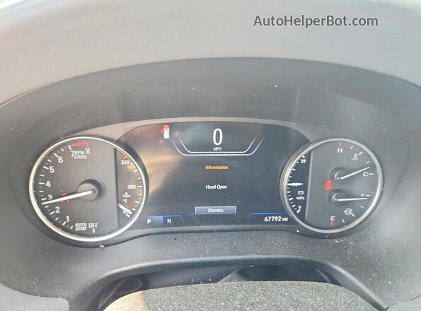 5GAERCKW8NJ115365 2022 BUICK ENCLAVE White Instrument cluster view