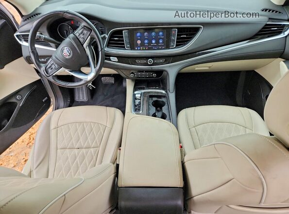 5GAERDKW1NJ112295 2022 BUICK ENCLAVE White Widok deski rozdzielczej