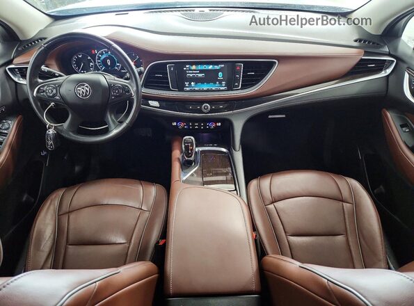 5GAERDKW8KJ193579 2019 BUICK ENCLAVE White Widok deski rozdzielczej