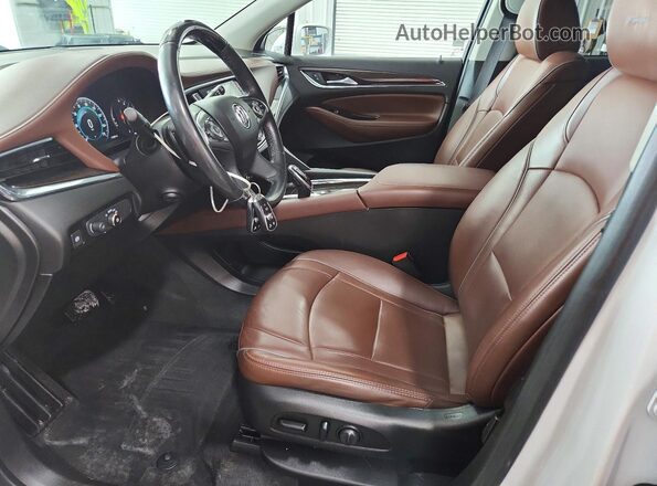 5GAERDKW8KJ193579 2019 BUICK ENCLAVE White Widok wnętrza z przodu