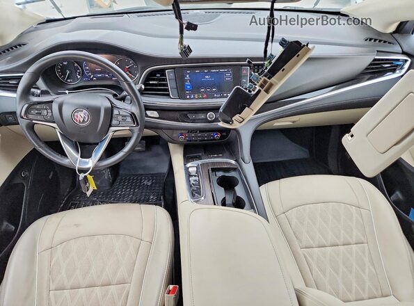 5GAERDKW9PJ179911 2023 BUICK ENCLAVE Белый Вид панели приборов