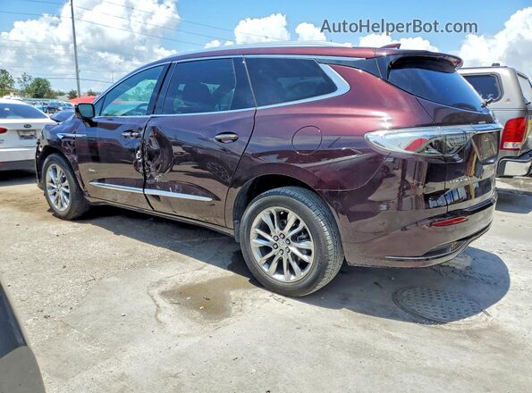 5GAERDKWXRJ103455 2024 BUICK ENCLAVE Burgundy Задня ліва чверть