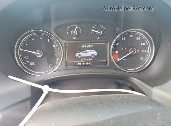5GAEVAKW1RJ118114 2024 BUICK ENCLAVE Серебряный Вид щитка приборов