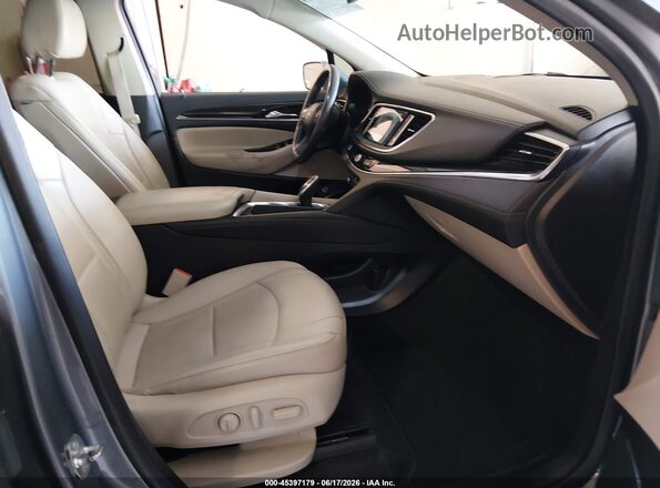 5GAEVAKW2KJ248652 2019 BUICK ENCLAVE Gray წინა სალონის ხედი