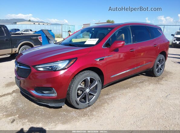 5GAEVAKW2LJ179656 2020 BUICK ENCLAVE Red Առջևի ձախ երեք քառորդ տեսարան
