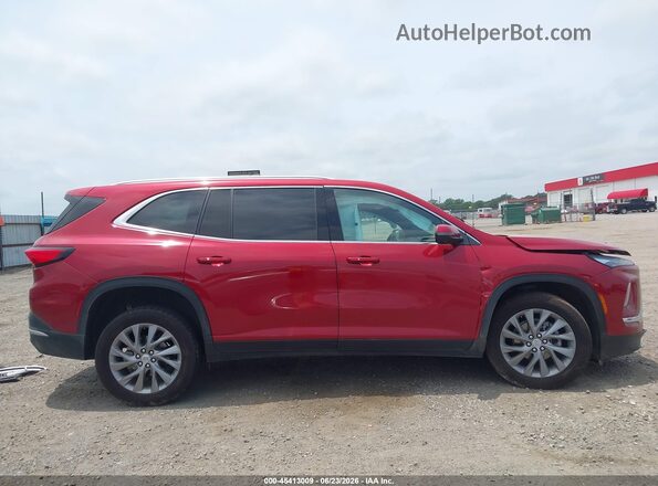 5GAEVARS3SJ191090 2025 BUICK ENCLAVE Maroon Widok zestawu wskaźników