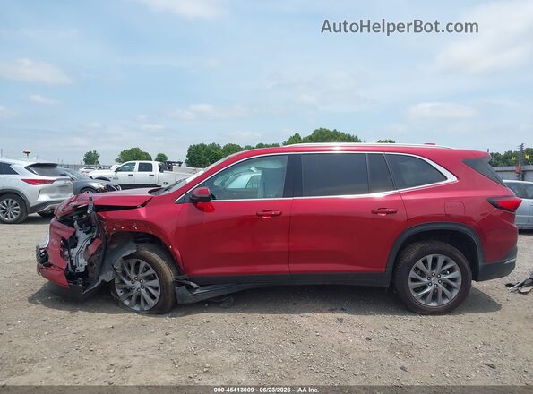 5GAEVARS3SJ191090 2025 BUICK ENCLAVE Maroon Widok wnętrza z tyłu