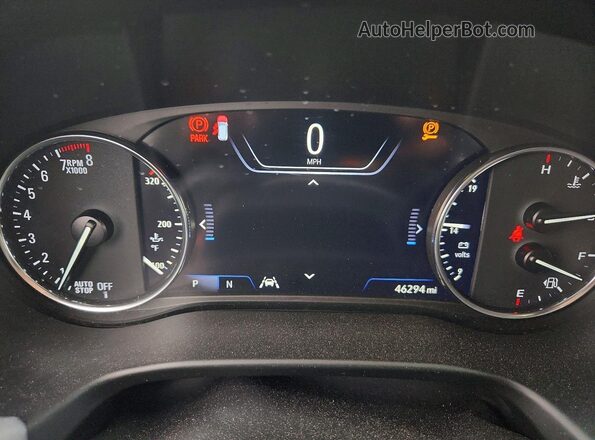 5GAEVBKW0RJ130521 2024 BUICK ENCLAVE Silver Instrument cluster view